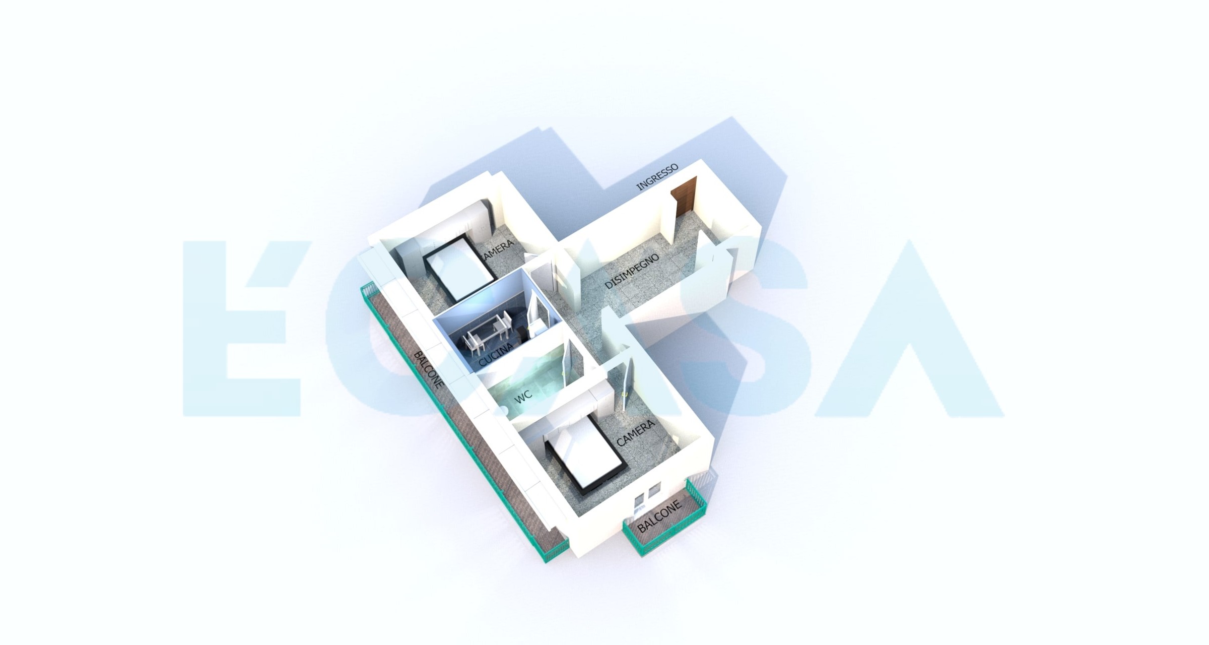 Planimetria 3D stato attuale