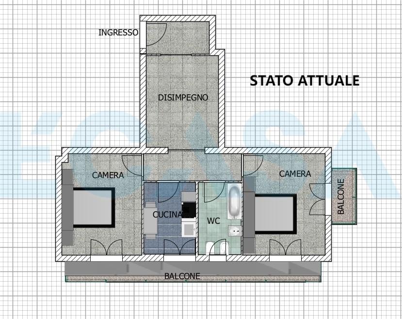 Planimetria 2D stato attuale